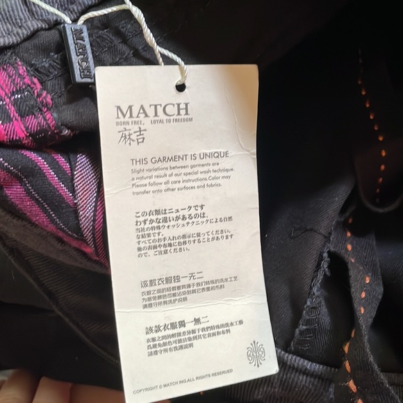 NWT Matchstick Black Cargo Pants Mens XXL/36 - Picture 7 of 9